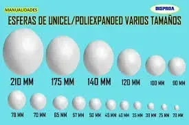 Esfera de Unicel de #1a 3
