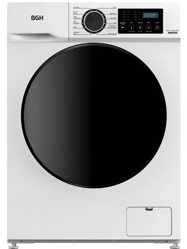 Lavarropas BGH INVERTER 8KG 2