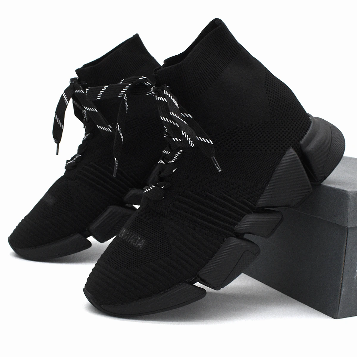 Balenciaga Speed 2.0 Lace Up Negro