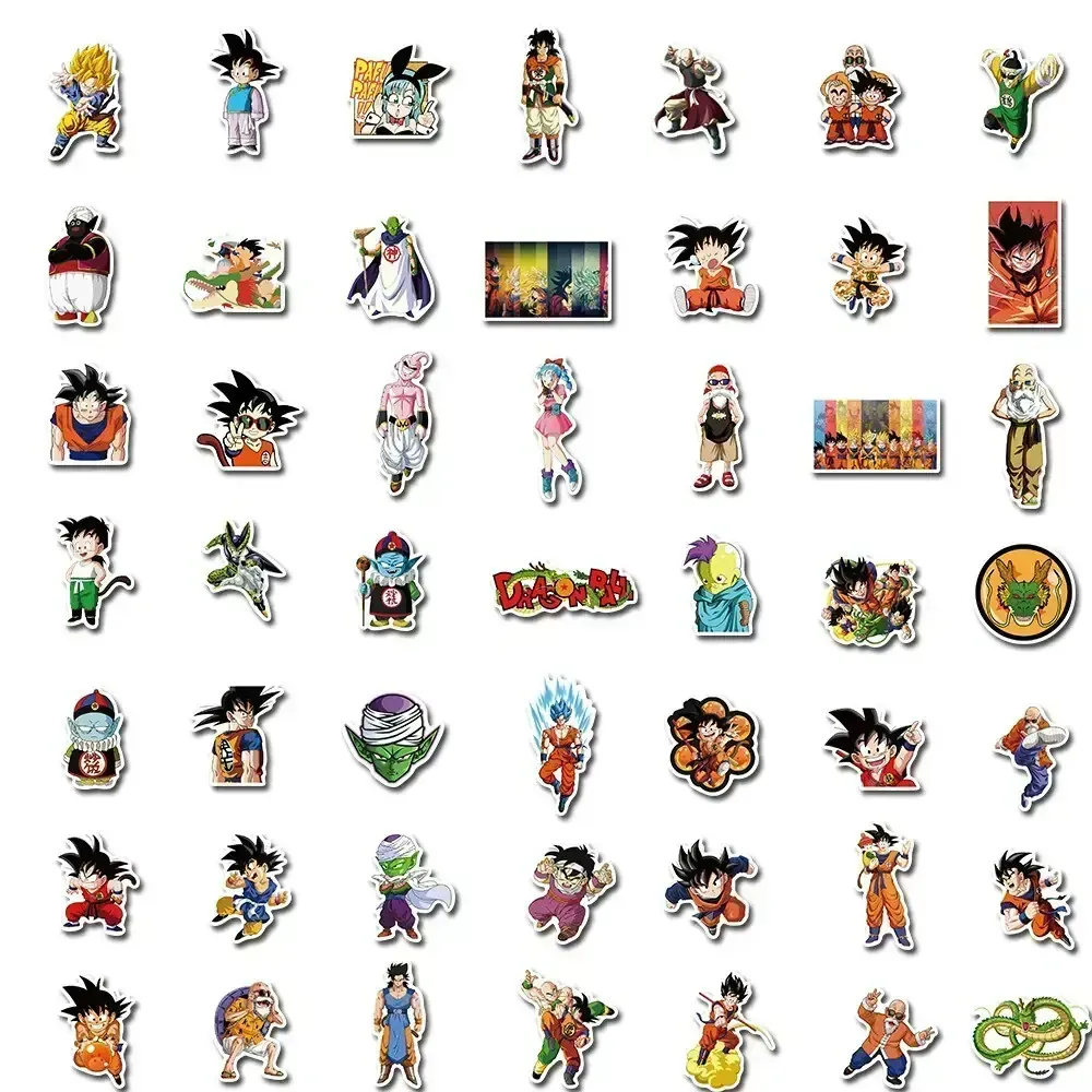 STIKCER 50PIEZAS DRAGON BALL Z  4