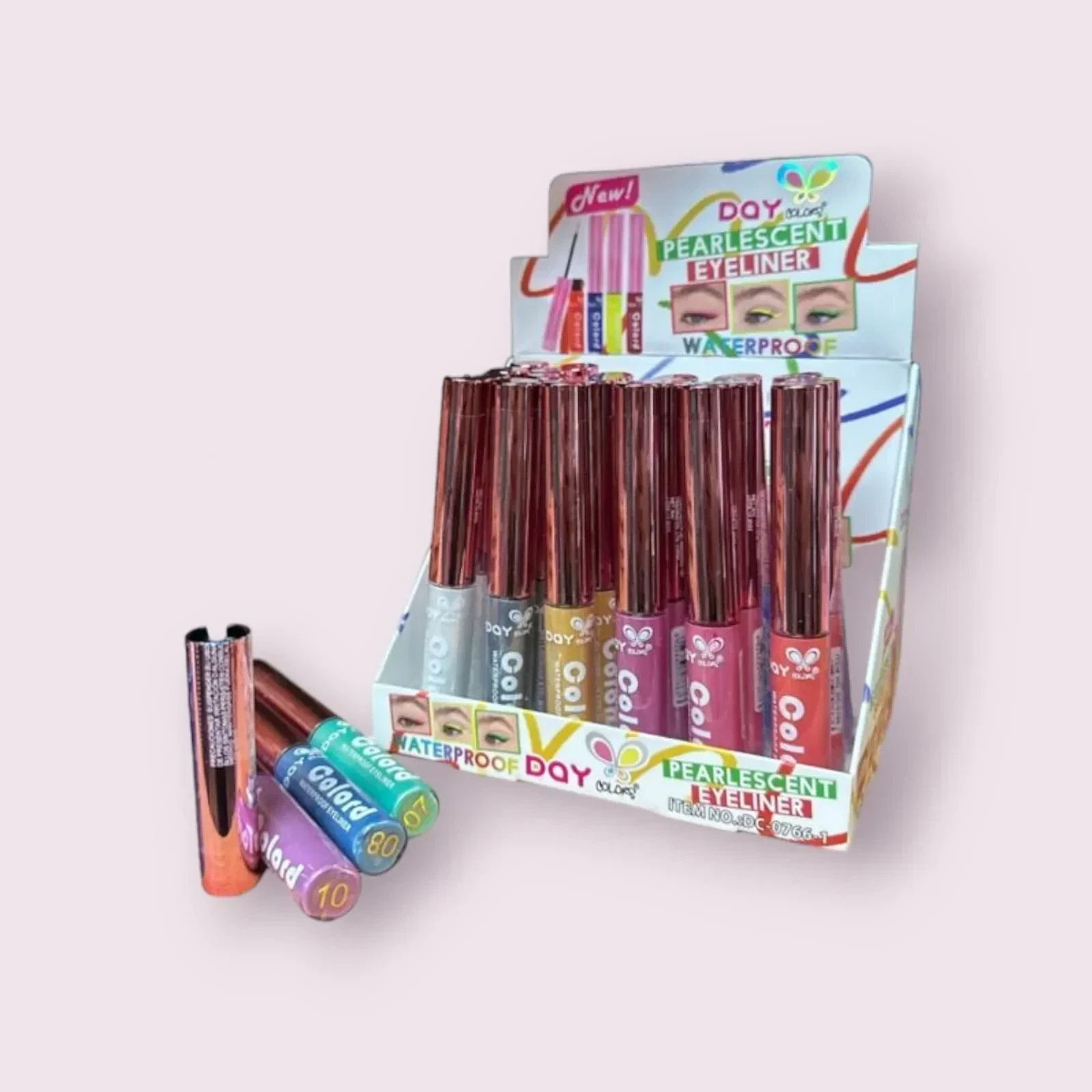 day delineador colores con pincel dc-0766-1
