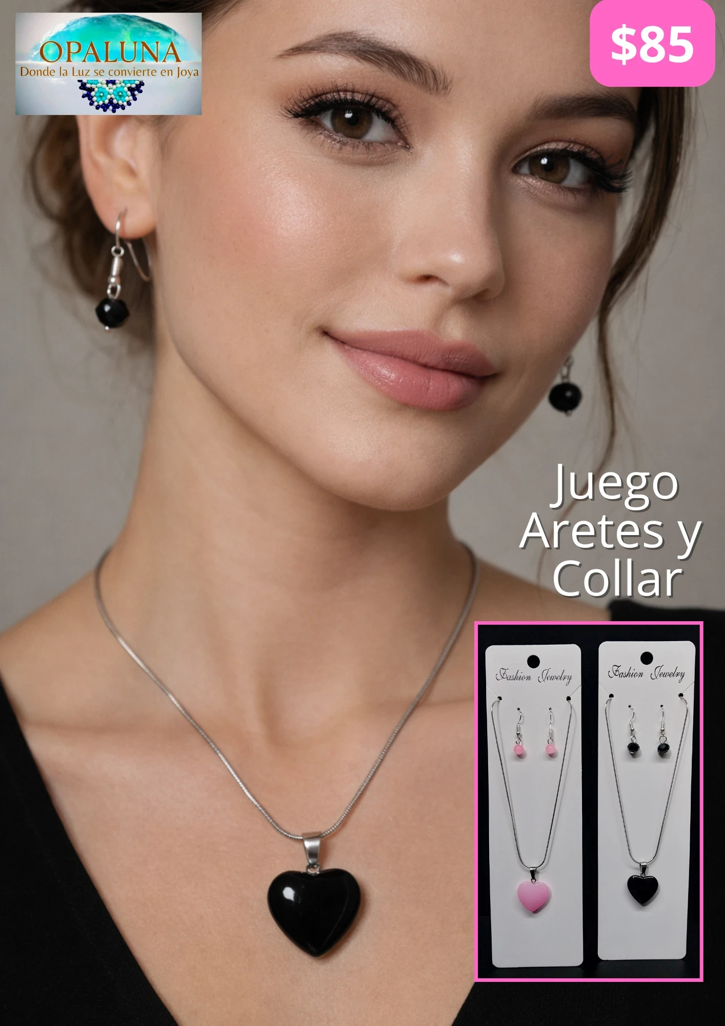 Juego Collar y Aretes