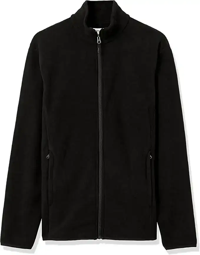 Amazon Essentials chamarra de forro polar con cierre completa. Chamarra de lana para Hombre 3