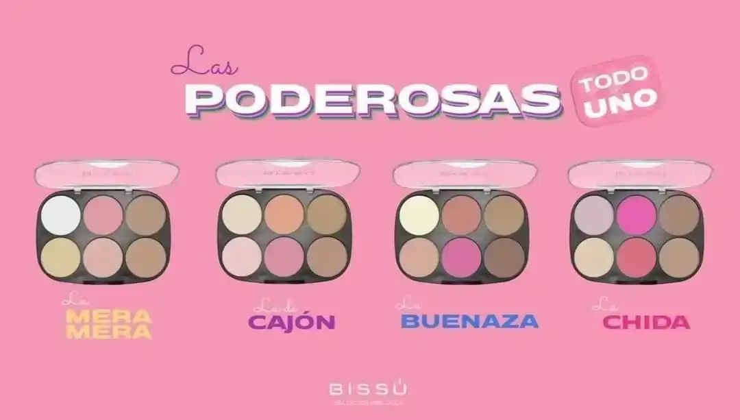 Paleta de rubores bissu 9