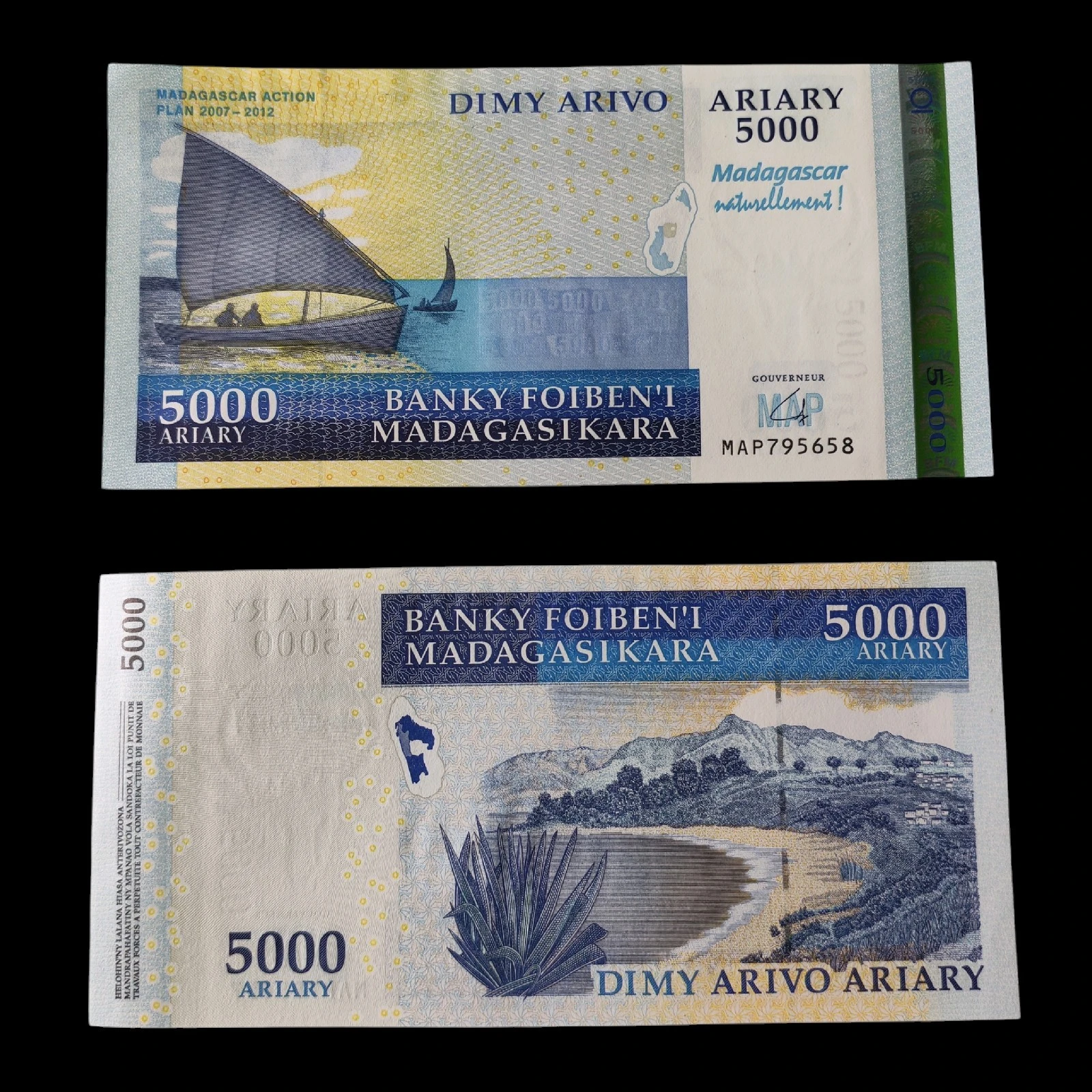 ° Madagascar 5000 Ariary UNC