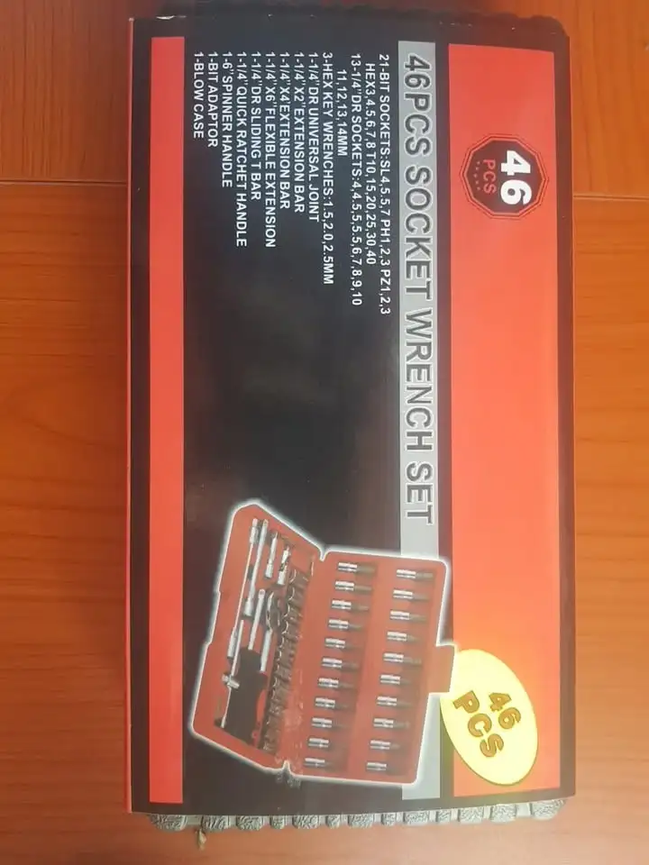 JUEGO DE HERRAMIENTAS MECANICO (46 PZS MILIMETRICAS) 3