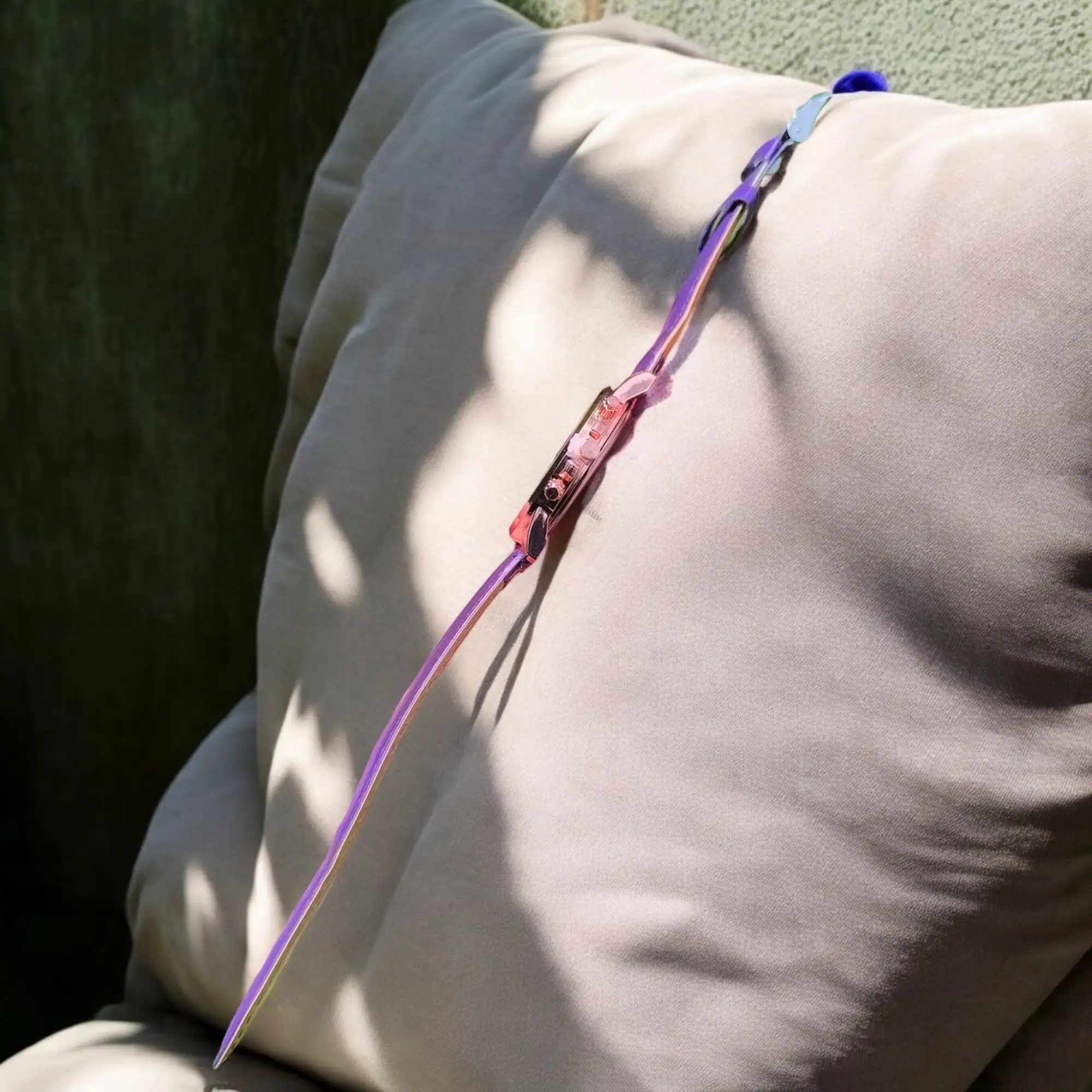 Reloj redondo Morado  3