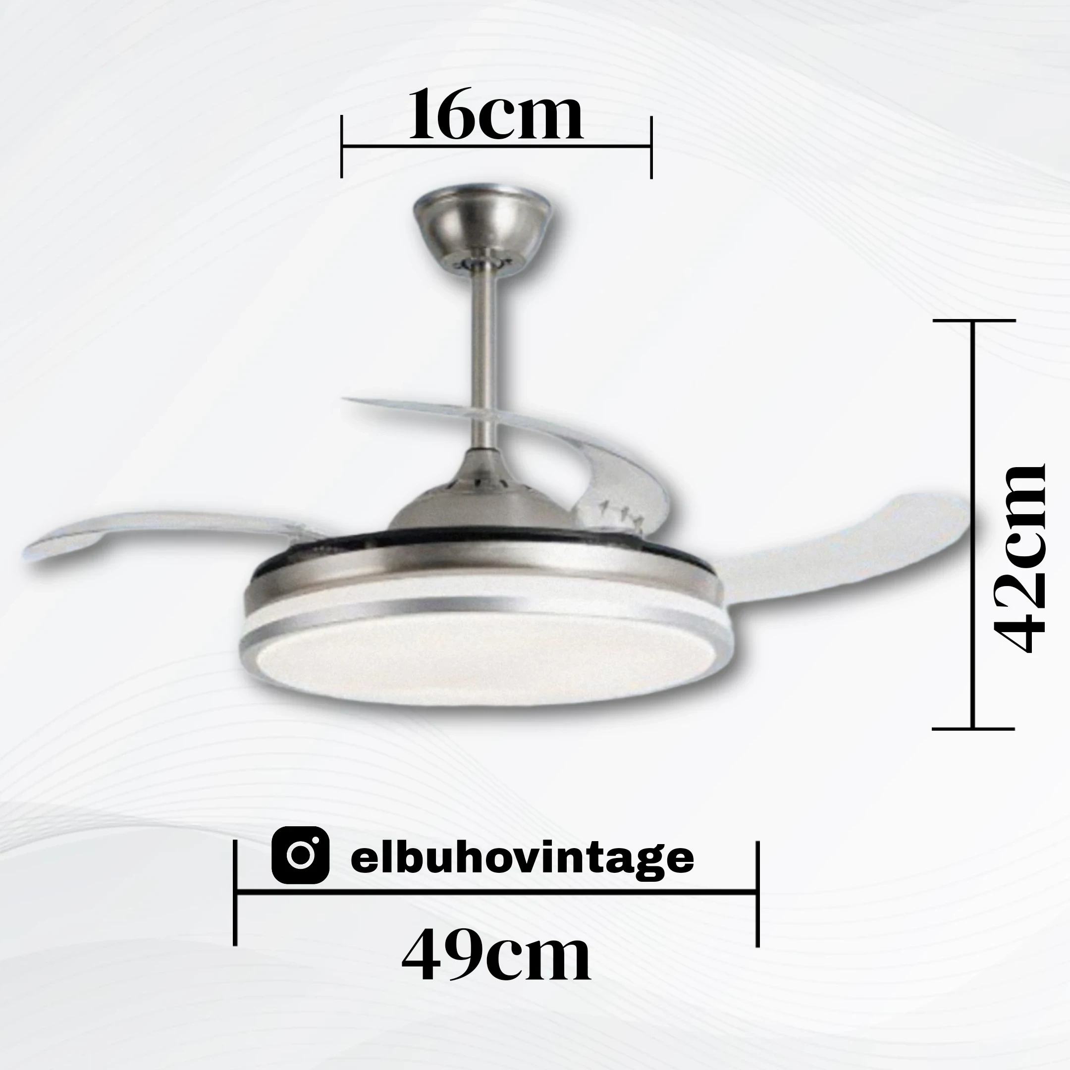 LÁMPARA LED  VENTILADOR  4