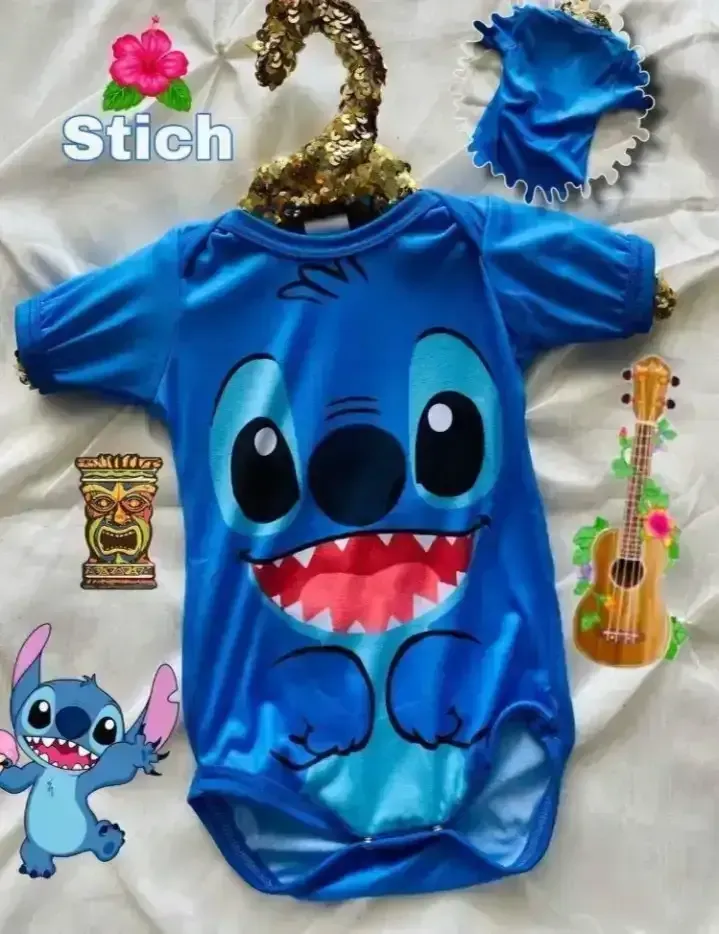 Pañalero sublimado Stitch 2-9 m