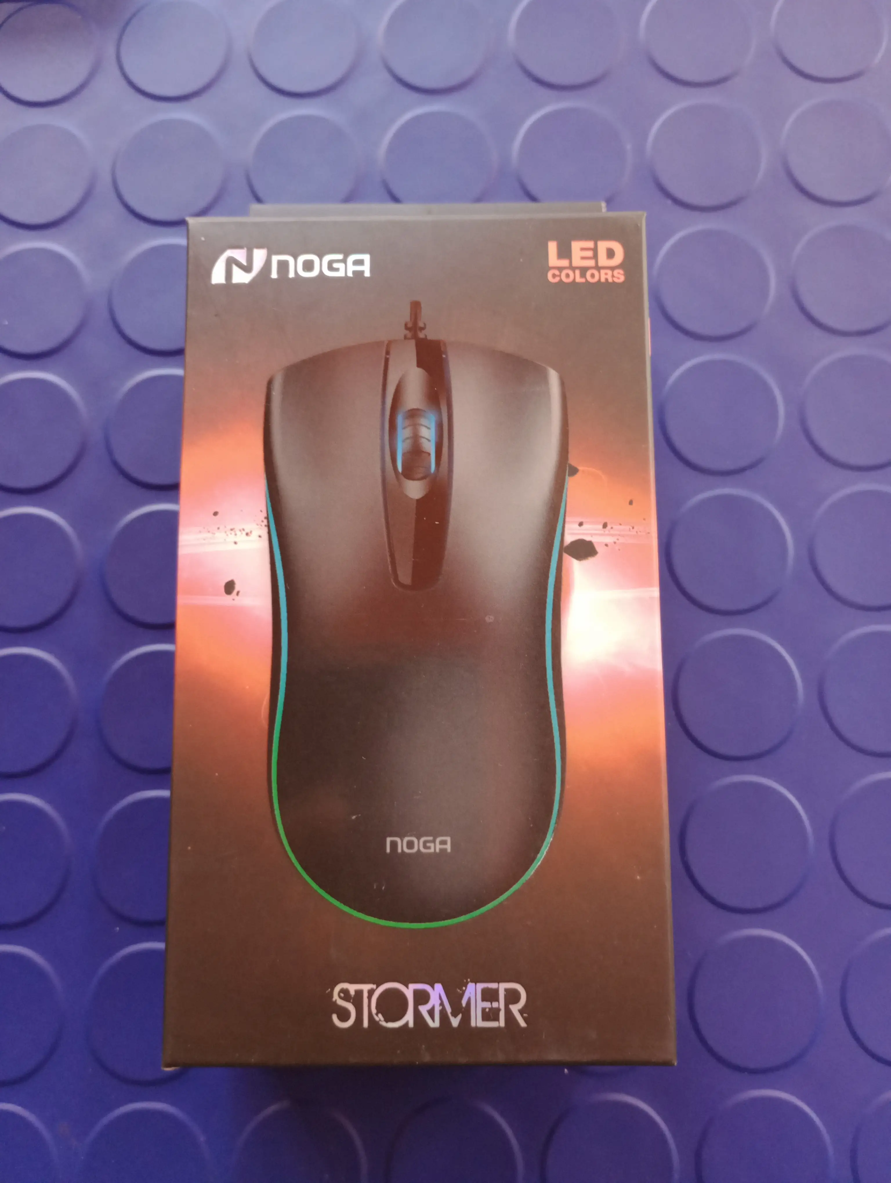 Mouse noga st 900 negro retroiluminado