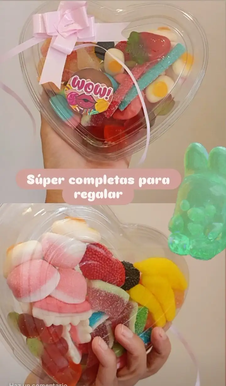 Picadas de gomitas en bandeja corazón 🩷