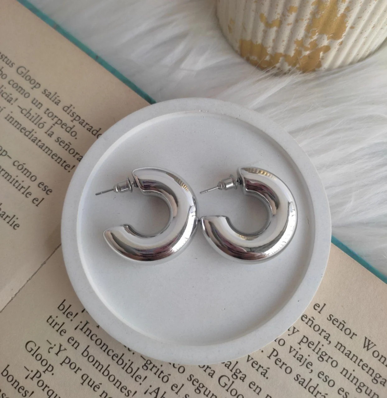 CANDONGAS CHUNKY MEDIANAS SILVER