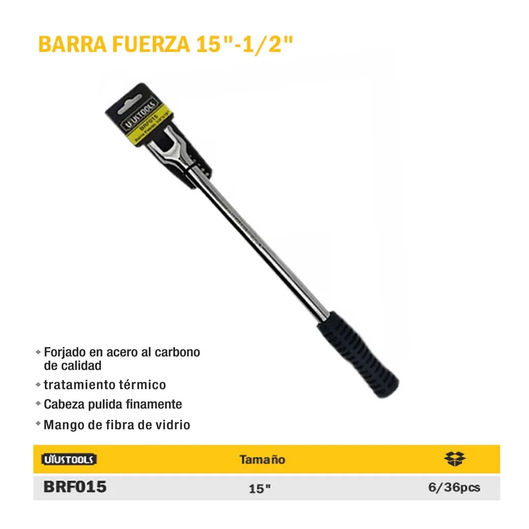 BARRA DE FUERZA UYUST (Barrote) 1/2" X 15"
