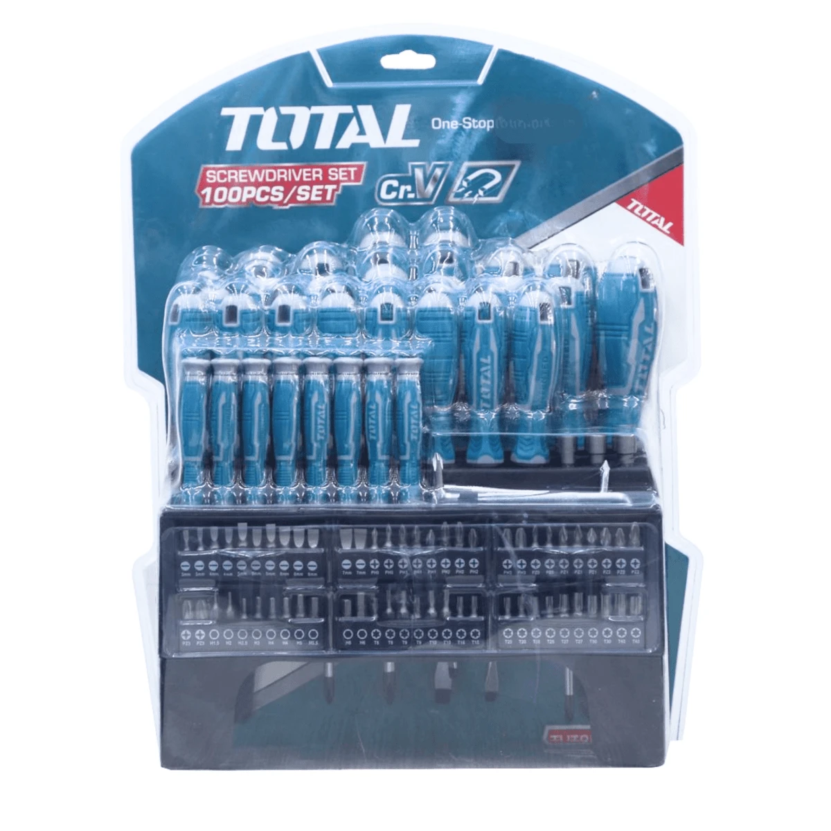 Set destornilladores 100 pzs total 3