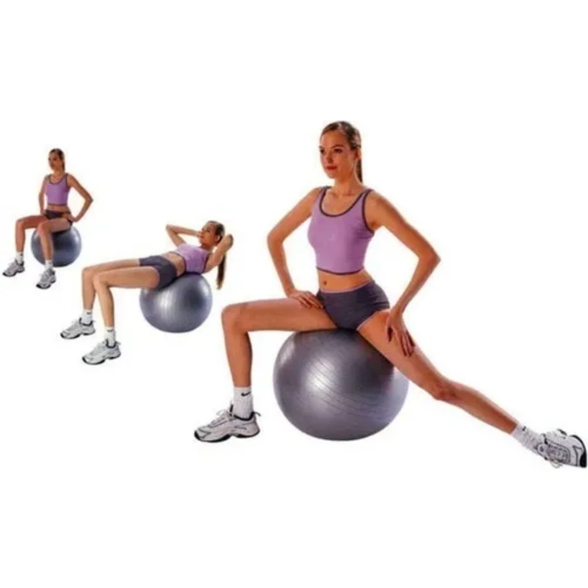 Balón Pelota pilates yoga 75cm Sport fitness  4