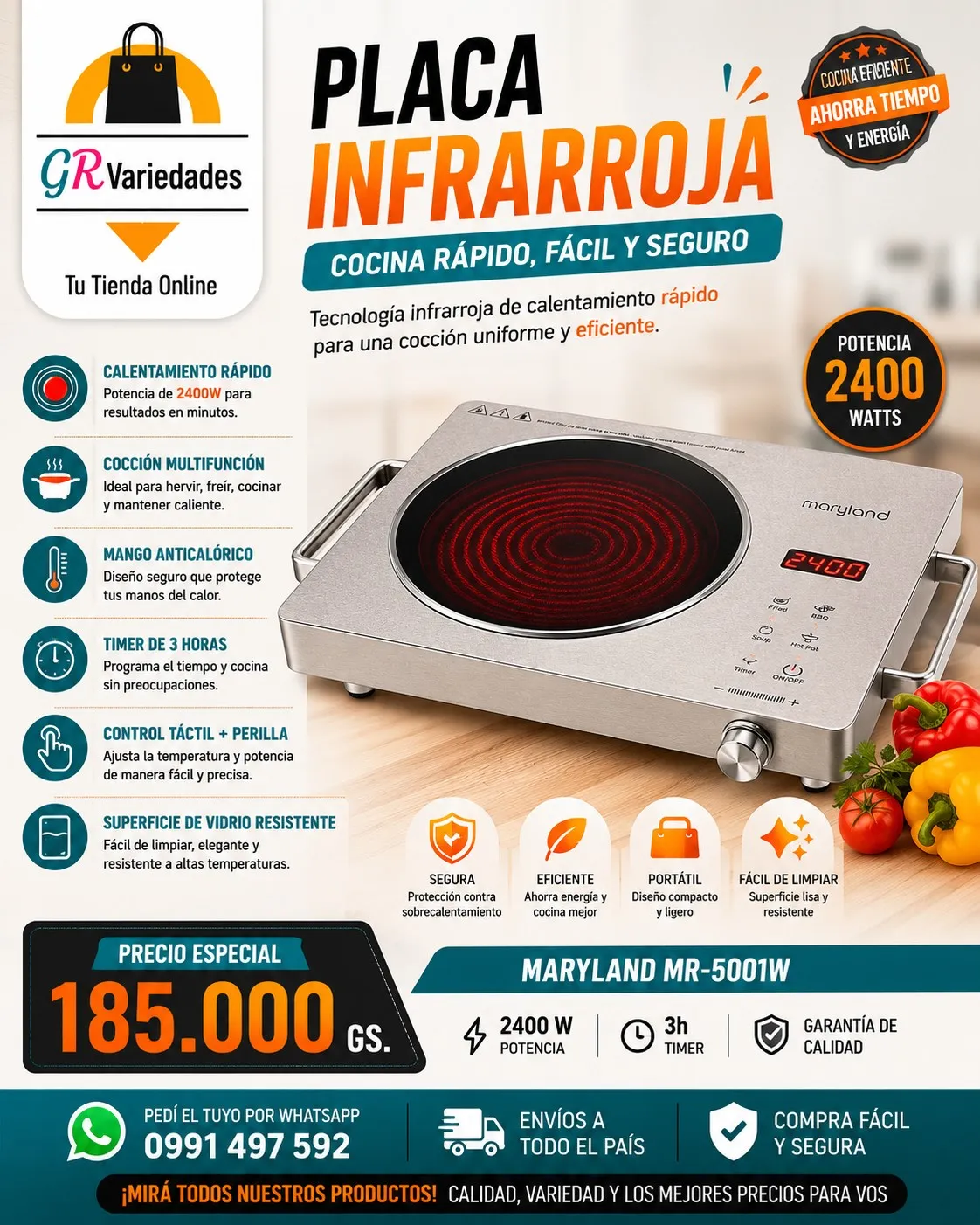 Planca infrarroja