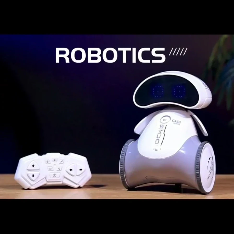 ROBOT INTELIGENTE ROCKIE A CONTROL REMOTO Y MÚSICA 