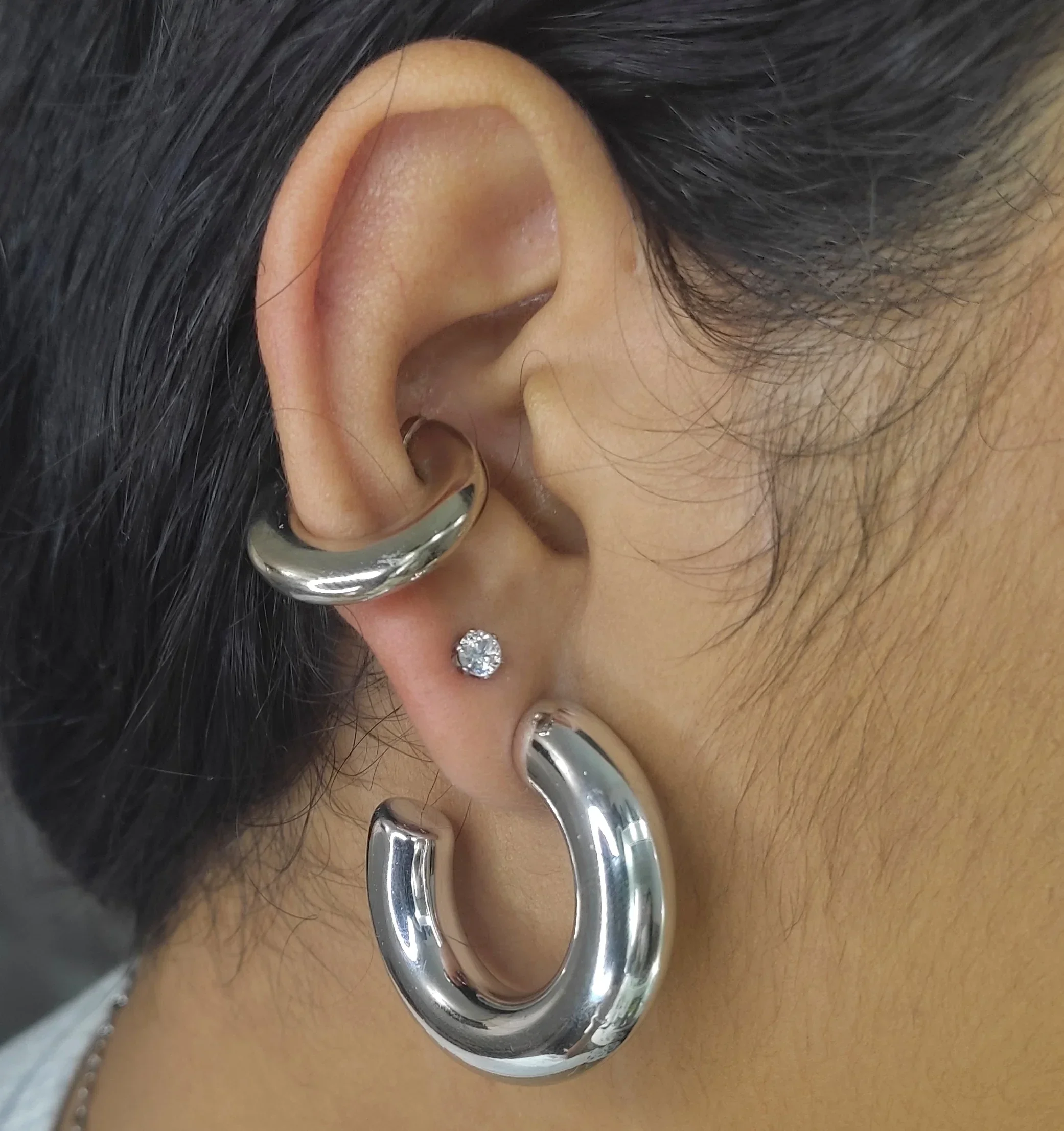 CANDONGA LISA CHUNKY SILVER  2