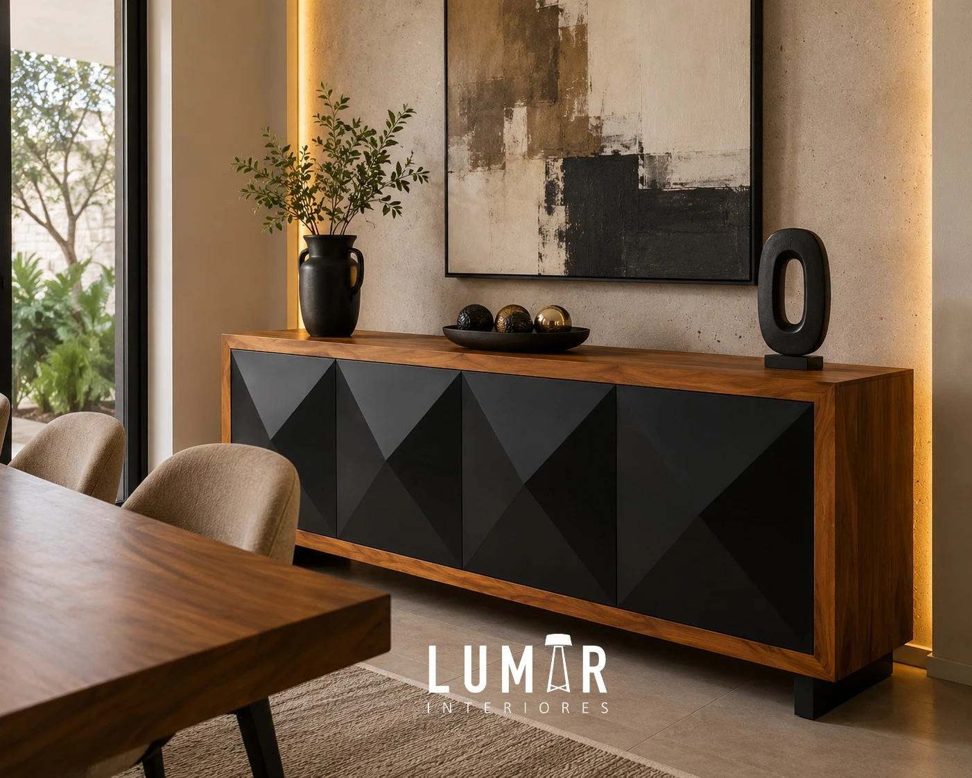 Credenza ROMA Chapa Paorta Natural  5