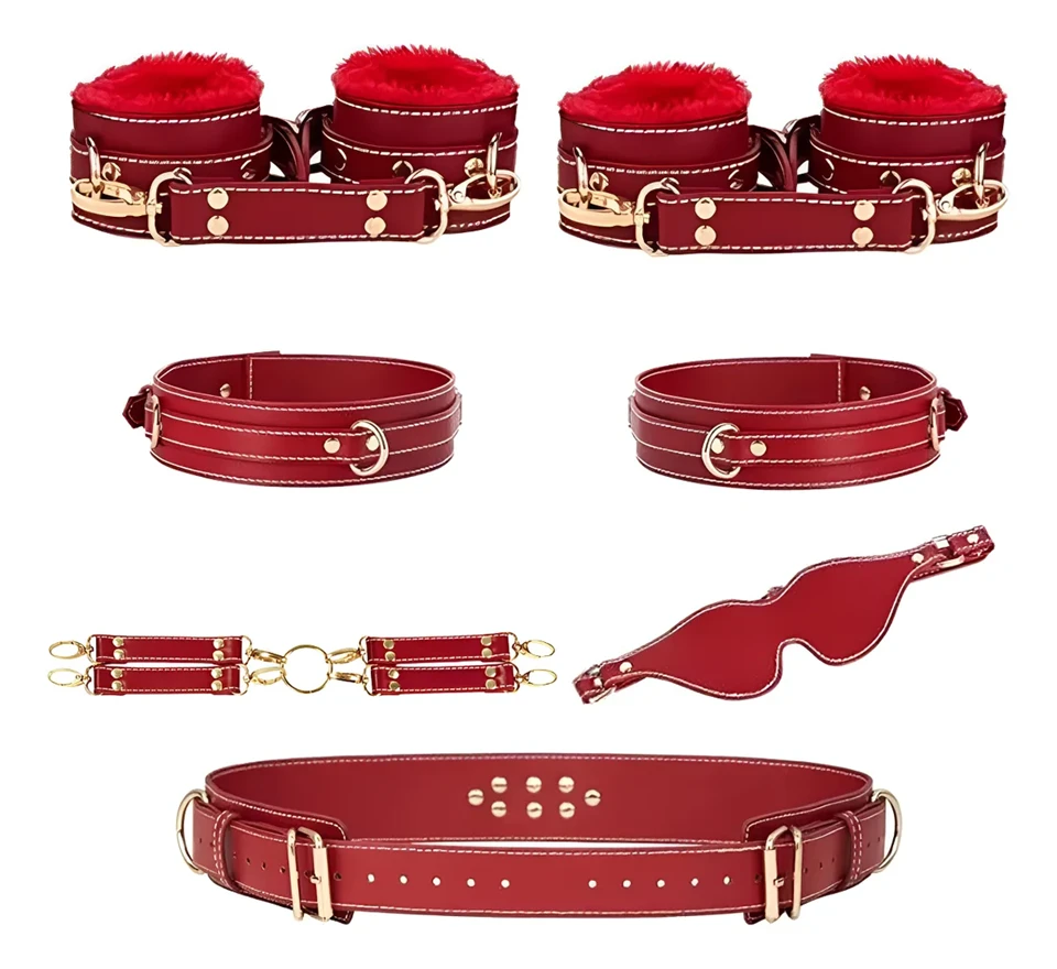 Kits De Juguetes Sexuales Bdsm Parejas Sm Alta Calidad 7pcs