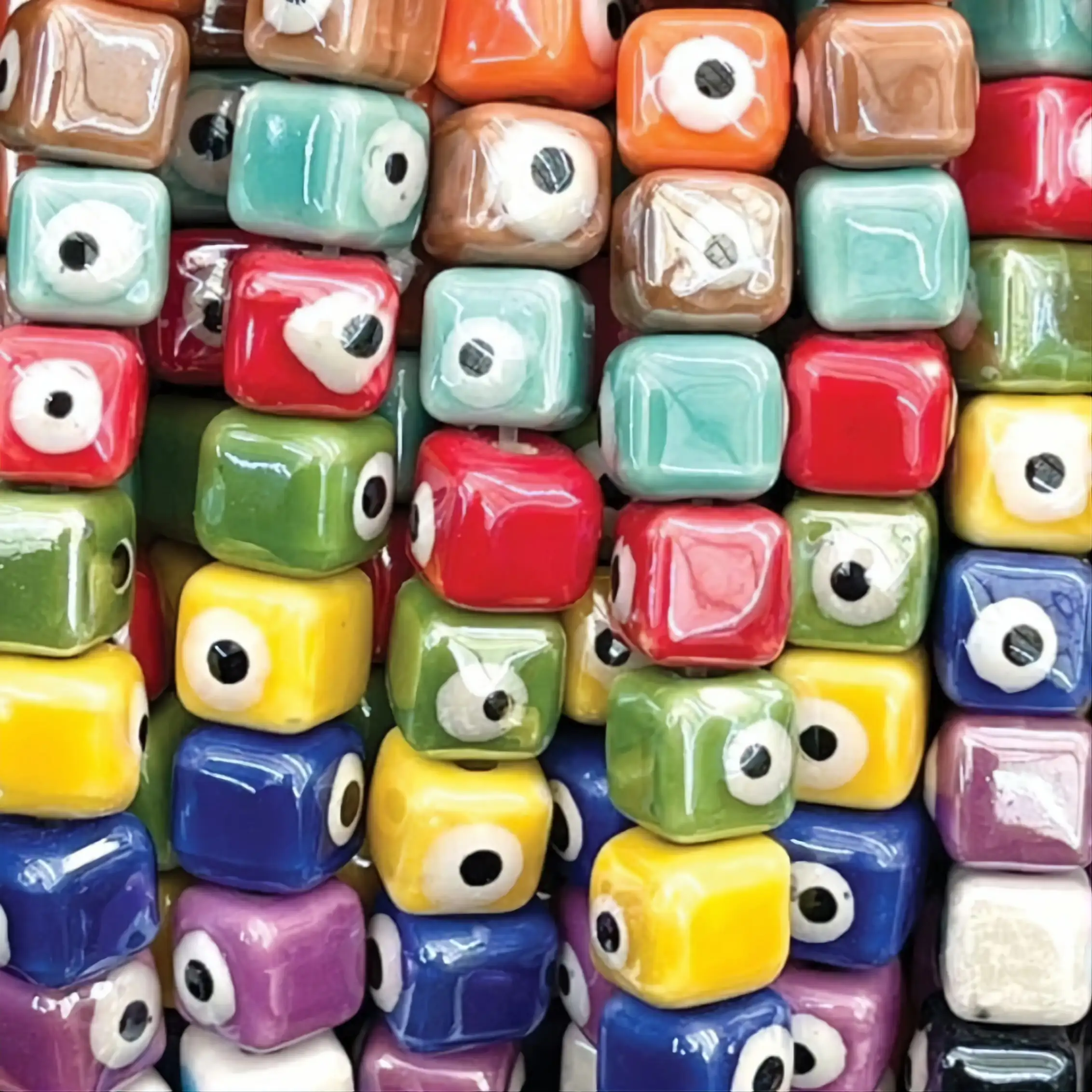 Ojo turco cubo porcelana