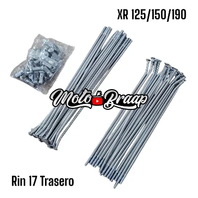 RP XR 150 L / RP XR 190 L Radios traseros rin 17 9x184 / 9x166 IMRAD27 OKL