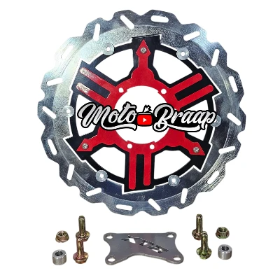 DIS Xtz 125 / DIS Xtz150 / DIS Xtz 250 Disco flotante Rojo 320 mm Incluye accesorios de instalación