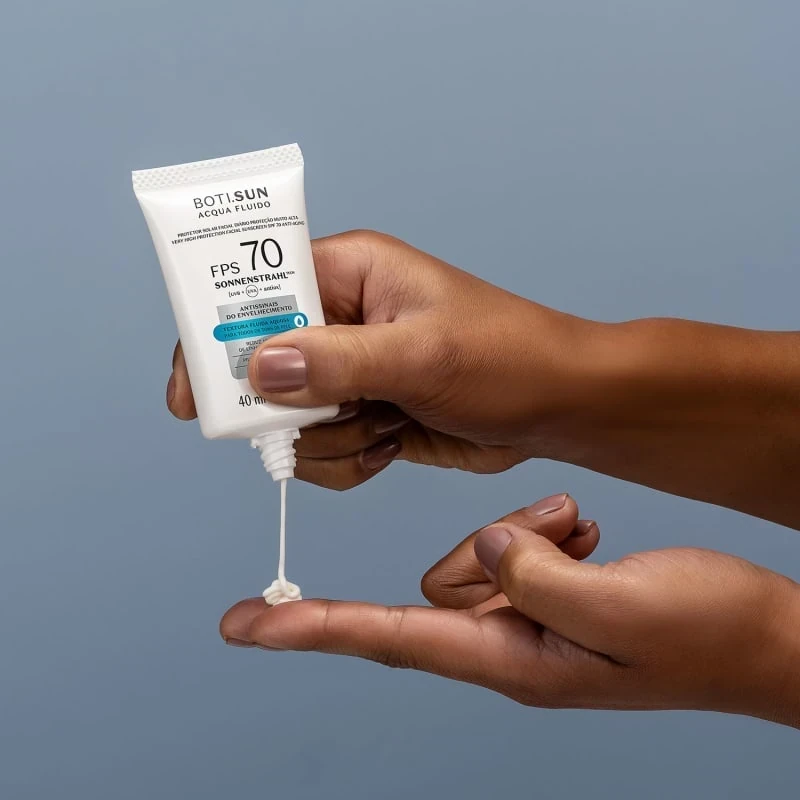 Protector Solar Facial Antiseñales SPF70 BOTI.SUN Acqua Fluido 40ml 5