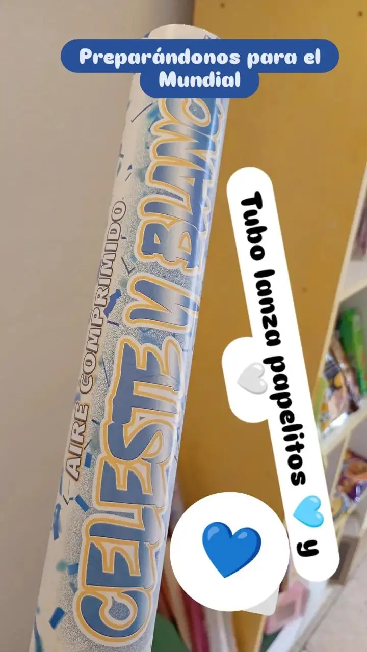 Cañón lanza papelitos