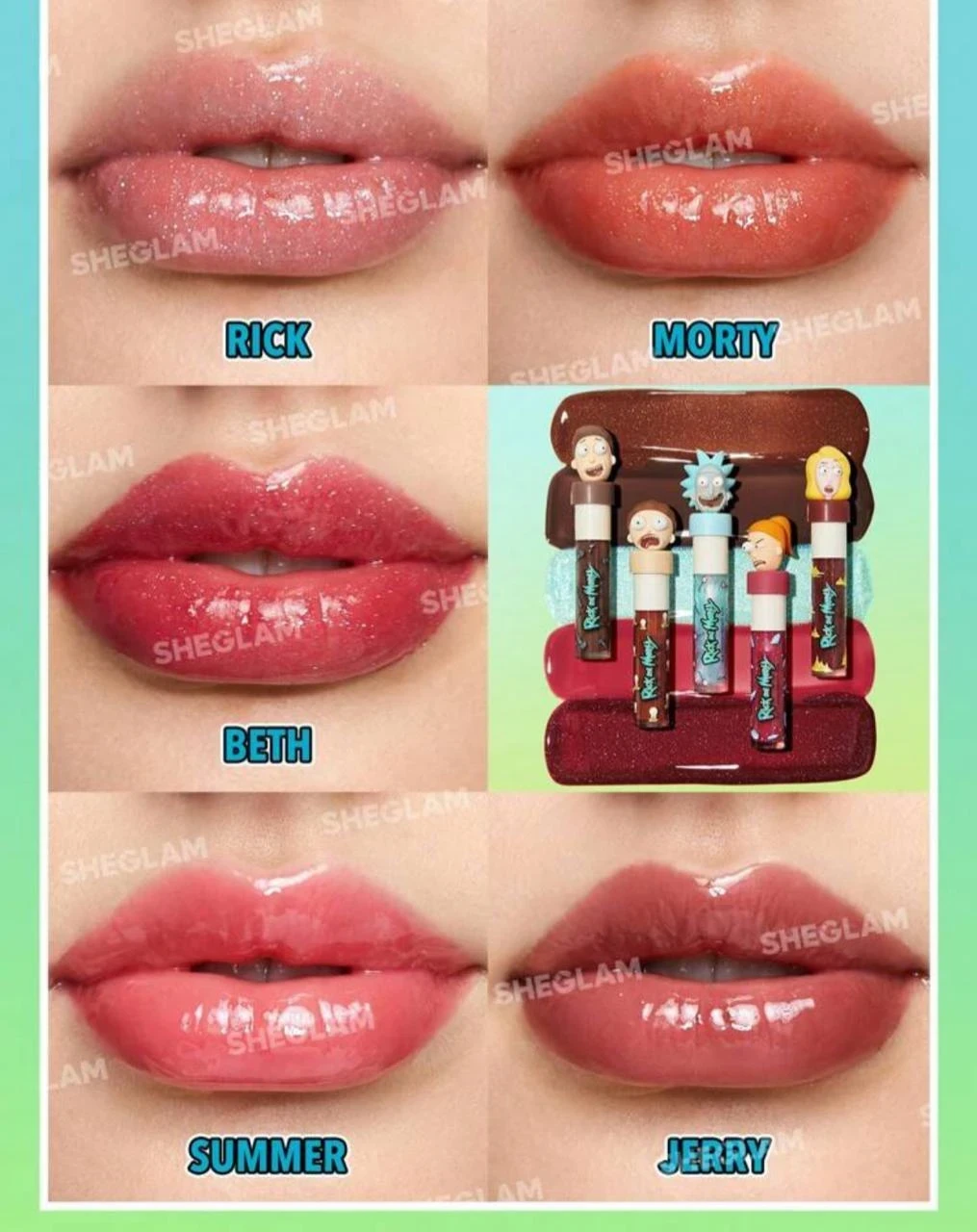 Kit Labiales Rick y Morty  3