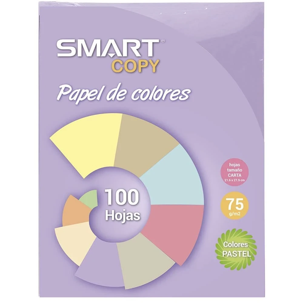 Hojas lila  100 t/carta