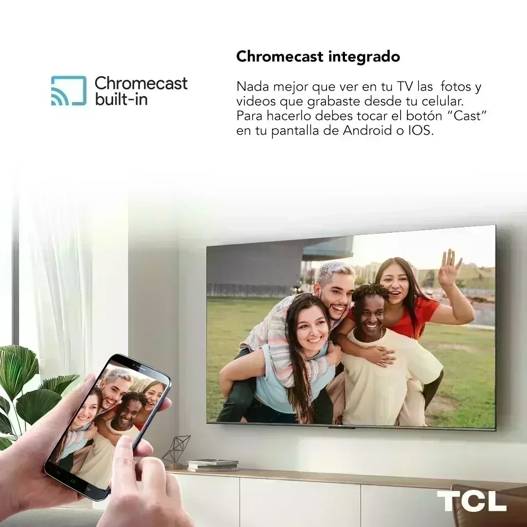 Smart Tv TCL 85" Qled 85C655A 4K HDR Smart TV Google TV 4