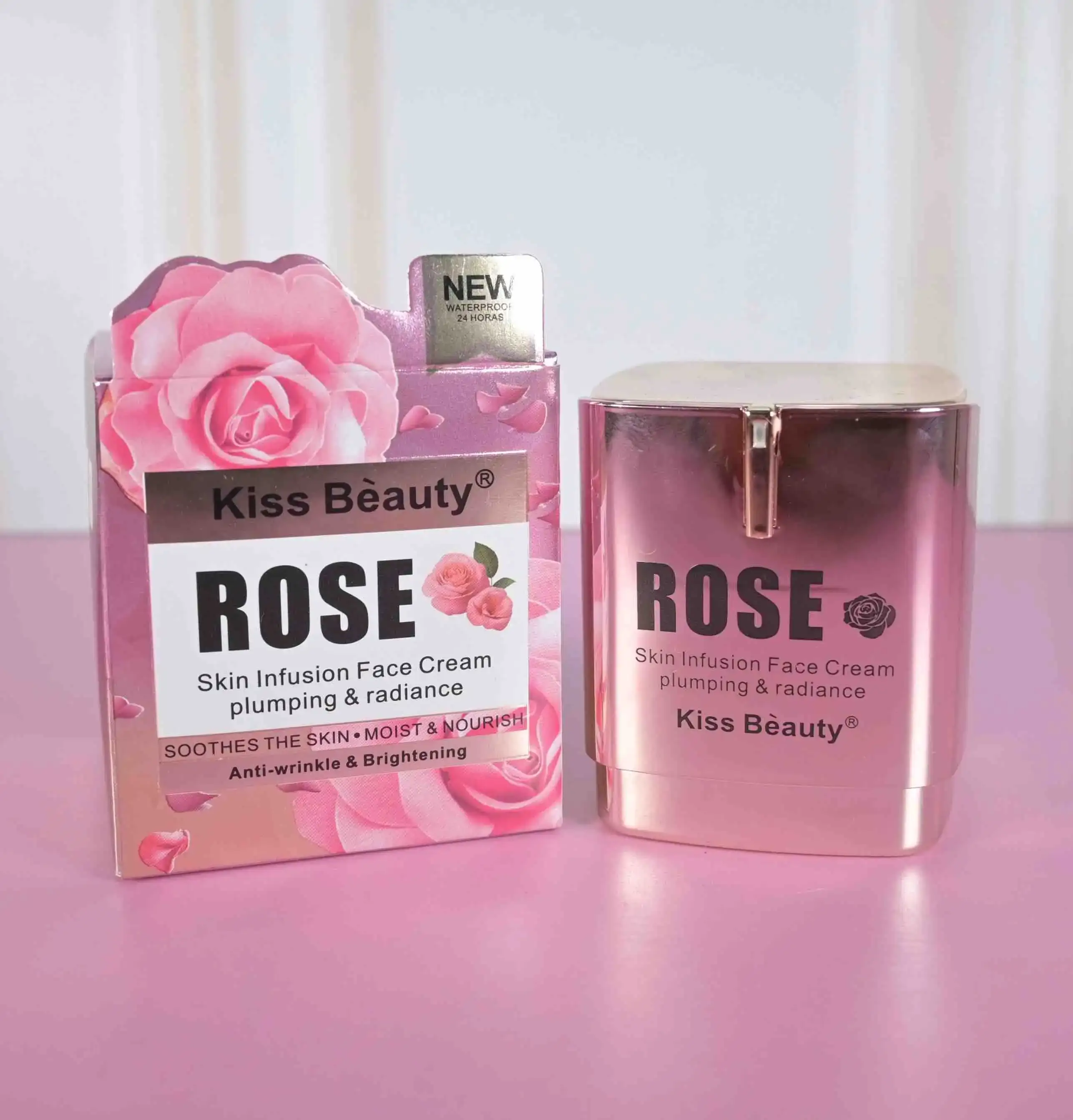 Crema Facial 50ml Rosas Kiss Beauty 2
