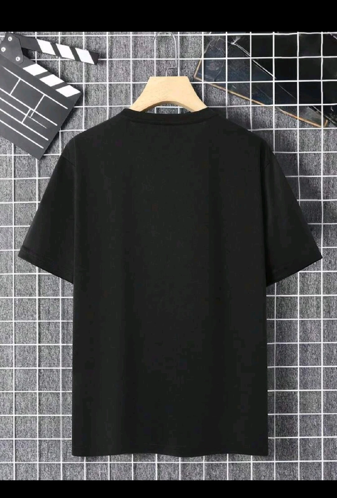 Franela de Hombre "CALIFORNIA LOS ANGELES" - Camiseta Casual Negra en Tela Tricotada 2