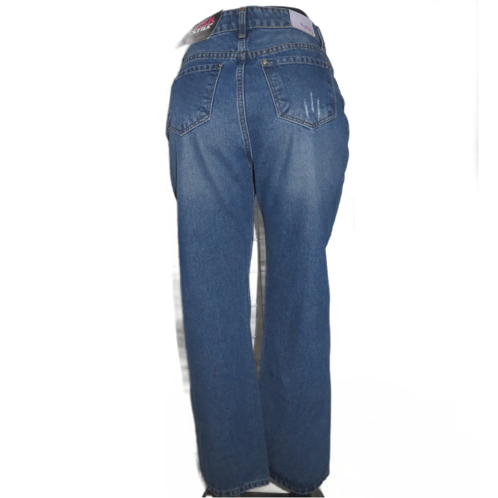 Mom Jeans Breska azul  4