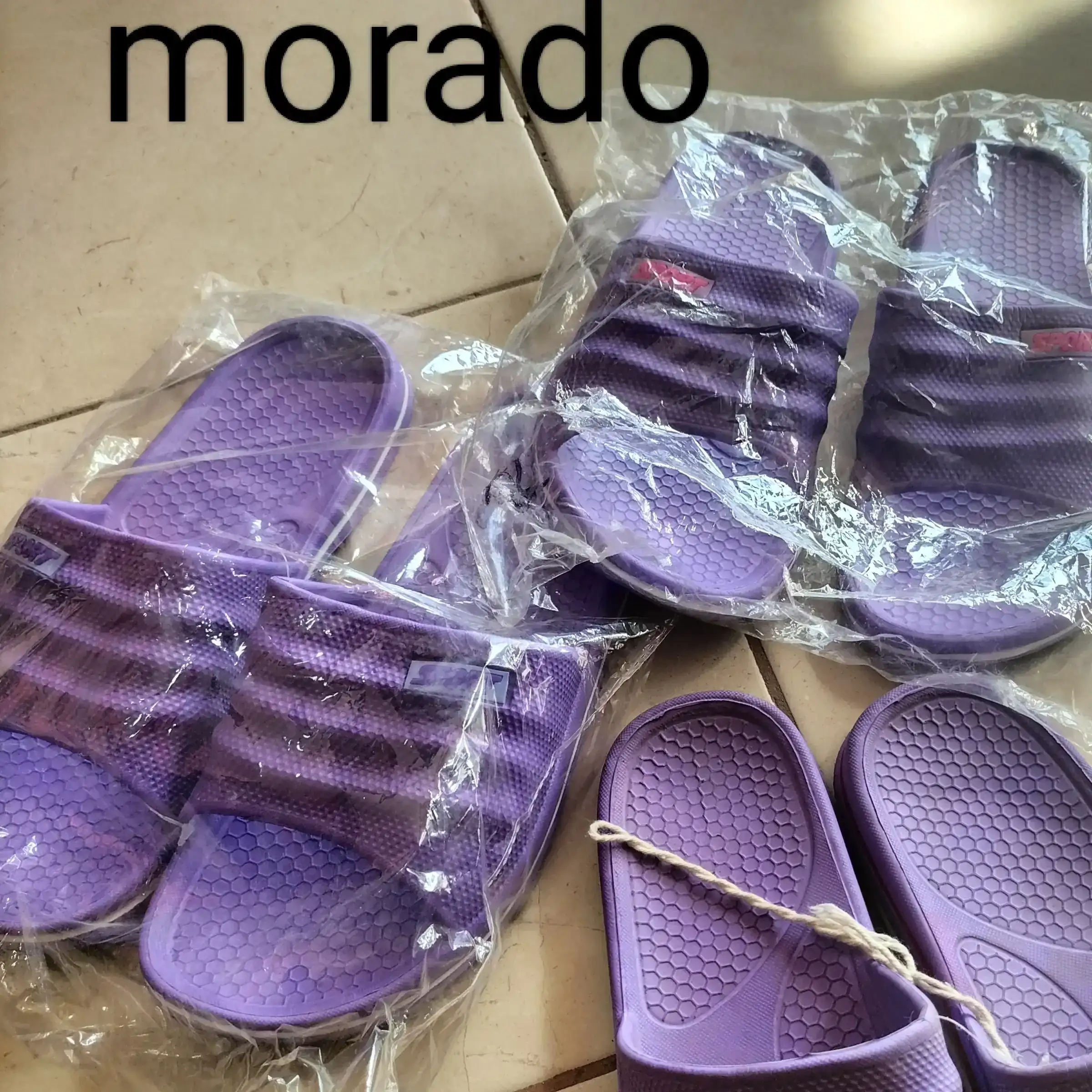 Sandalia sport p/adulto morado