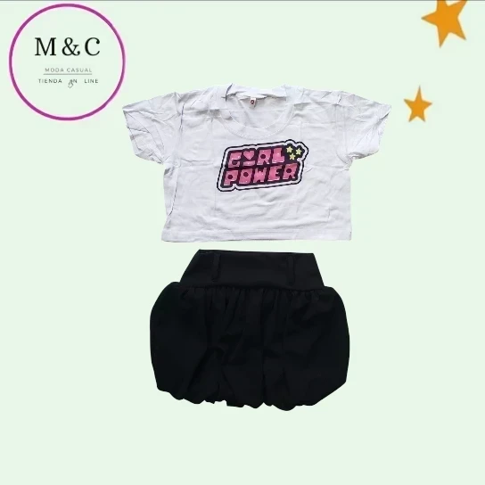 Conjunto T- 4 falda y blusa 