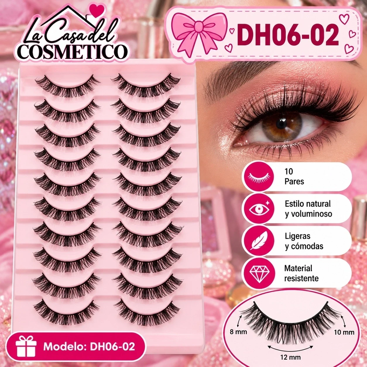 lumera set pestañas mirada seductora dh06-02