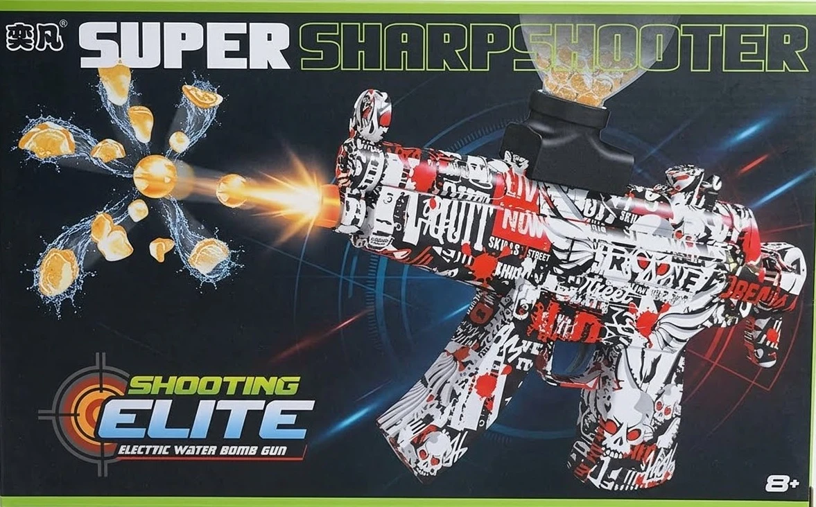 ARMA JUGUETE PISTOLA AMETRALLADORA HIDROGEL  2