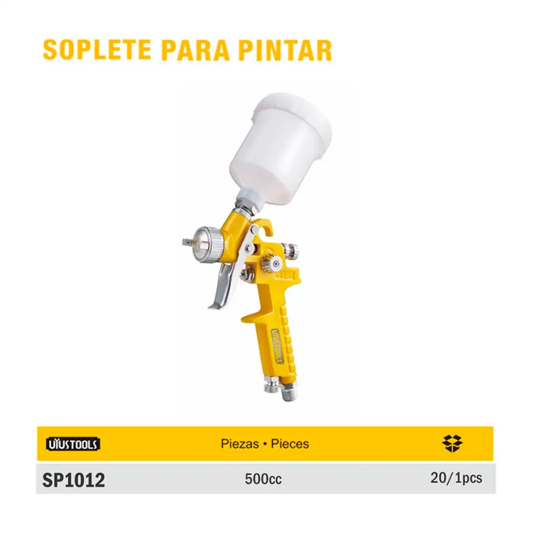 PISTOLA PINTAR Plastico UYUST (Tanque Arriba) 120 ML/1mm