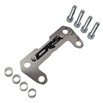 AKT CR 5 Acutrax Manubrio acero cromado logo 3d negro ML