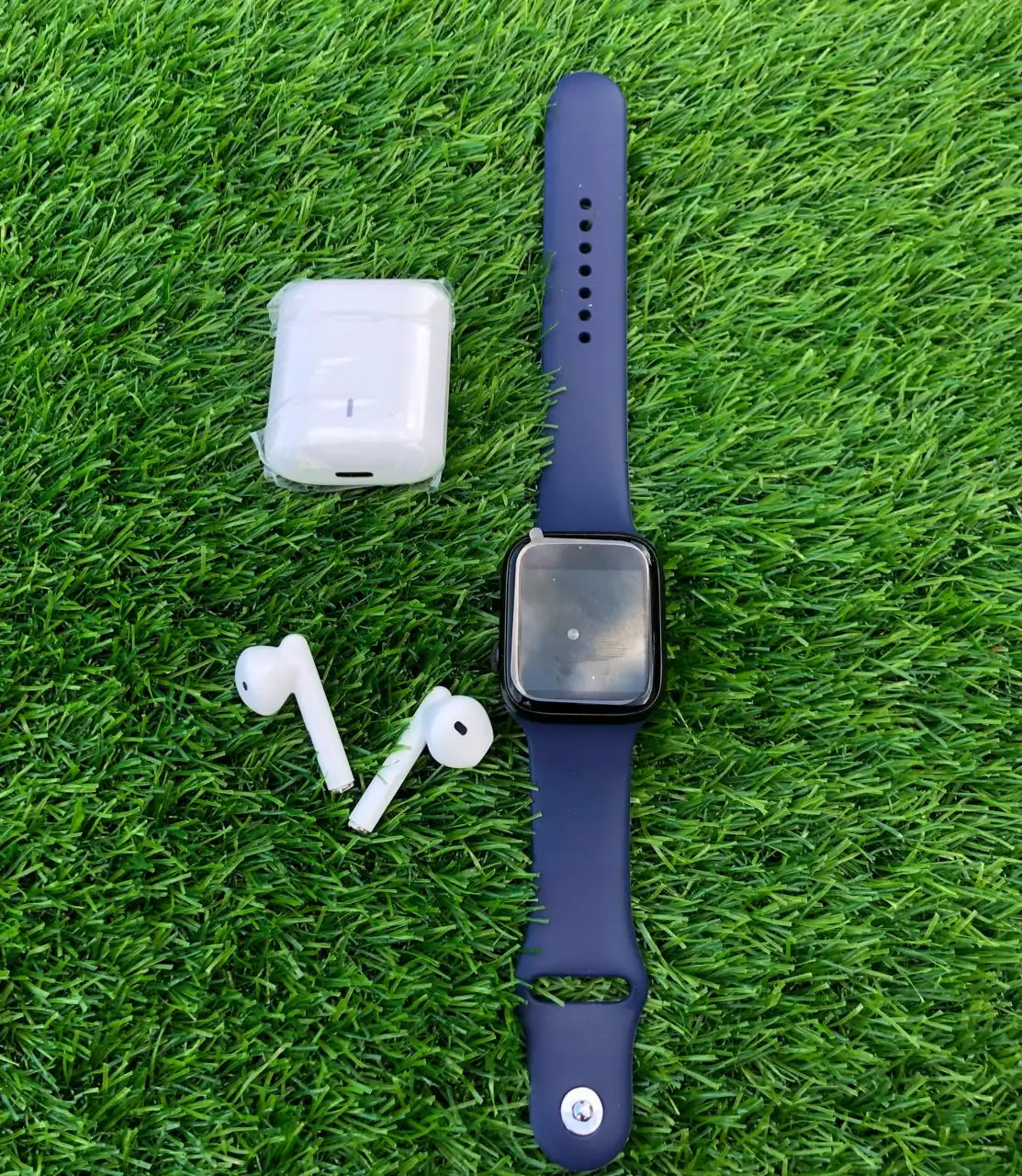 Combo de auriculares V77 y Smartwcht  2