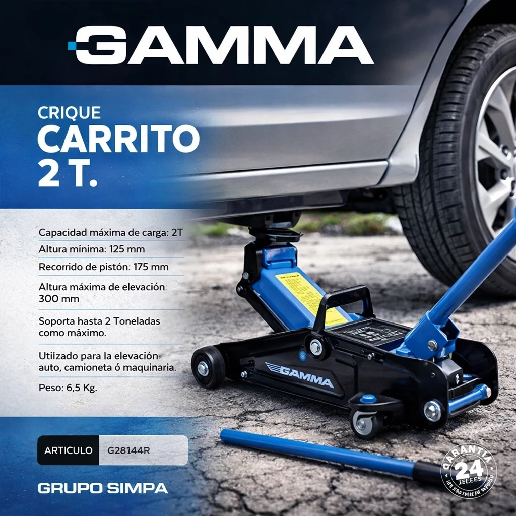 Criquet carrito Gamma 2T G2914AR