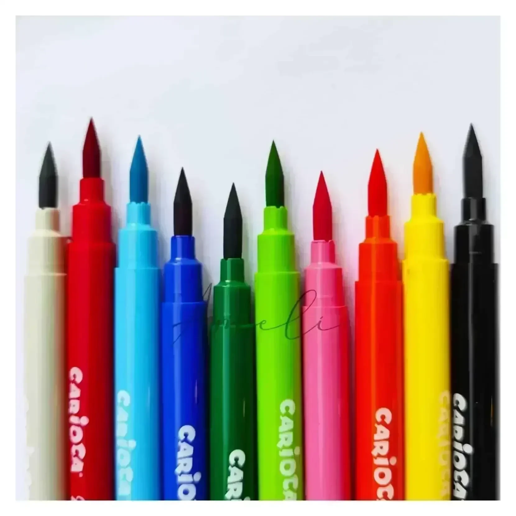 Marcador Carioca Punta Pincel Super Brush 10 3