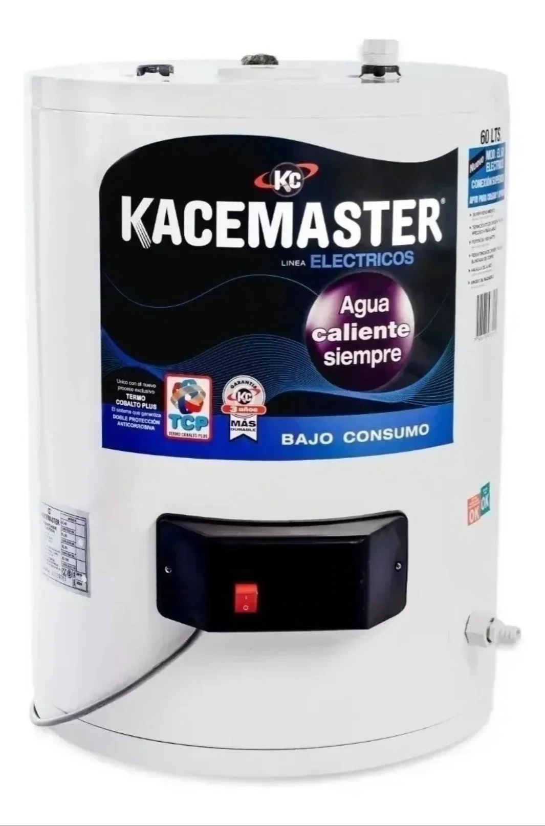 Termotanque KACEMASTER elec. 60lts