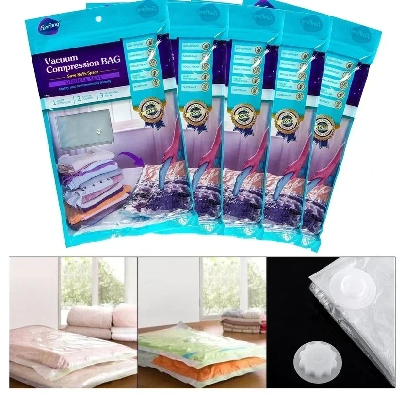 ✨ Práctica bolsa de almacenamiento por compresión al vacío.✨