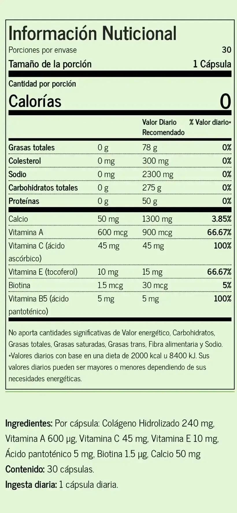 Colágeno support  2