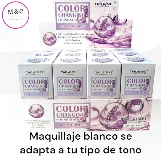 maquillaje blanco adaptable a tu tono