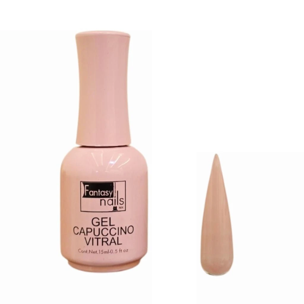 GEL CAPUCCINO VITRAL FANTASY NAILS