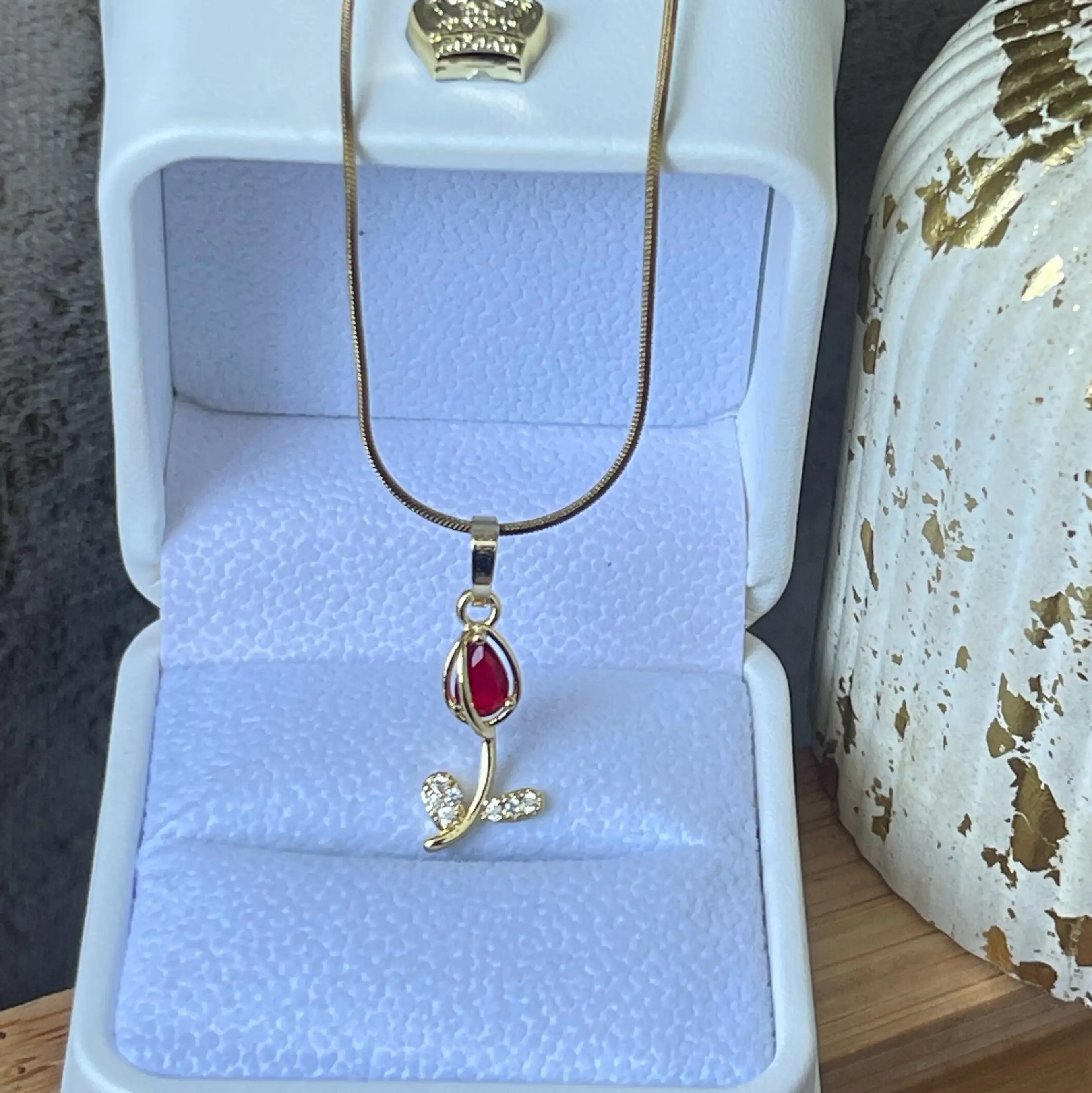 CADENA TULIPAN ROJA 